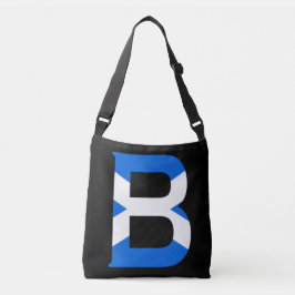 Bolsa Ajustável B Monograma sobreposto à Scottish Flag cbcnt