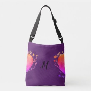 Bolsa Ajustável Bag All-Over-Impressão Cross Body Monograma do Cor