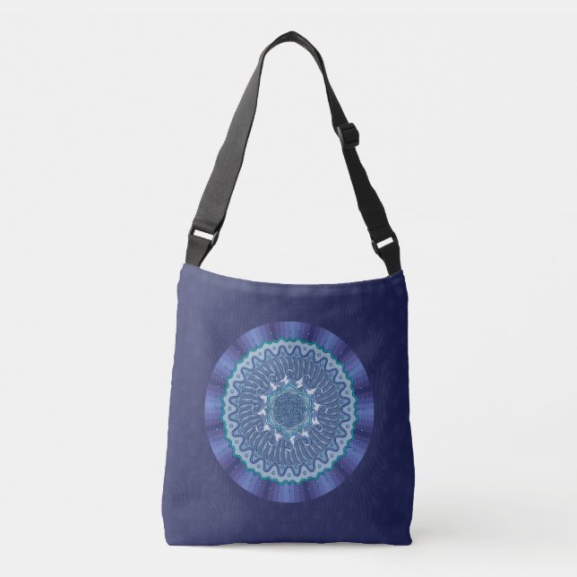 Bolsa Ajustável Bag All-Over-Impressão do Mandala (Frente)