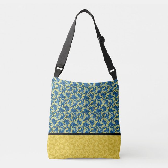 Bolsa Ajustável Bag Azul e Amarelo (Frente)