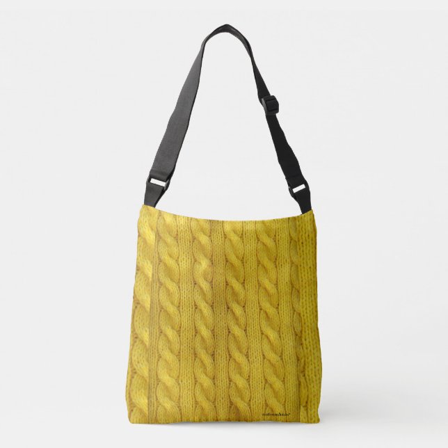Bolsa Ajustável Bag Crossbody Amarelo (Frente)