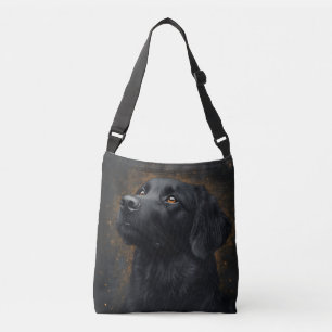 Bolsa Ajustável Bag (Crossbody) do Retriever Placado Preto