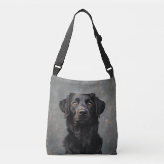 Bolsa Ajustável Bag (Crossbody) do Retriever Placado Preto