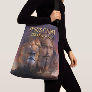Bolsa Ajustável Bag Cruzado Jesus Cristo O Leão De Judah
