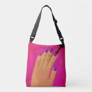 Bolsa Ajustável Bag de ferramentas técnicas do Unhas Nail Roxo