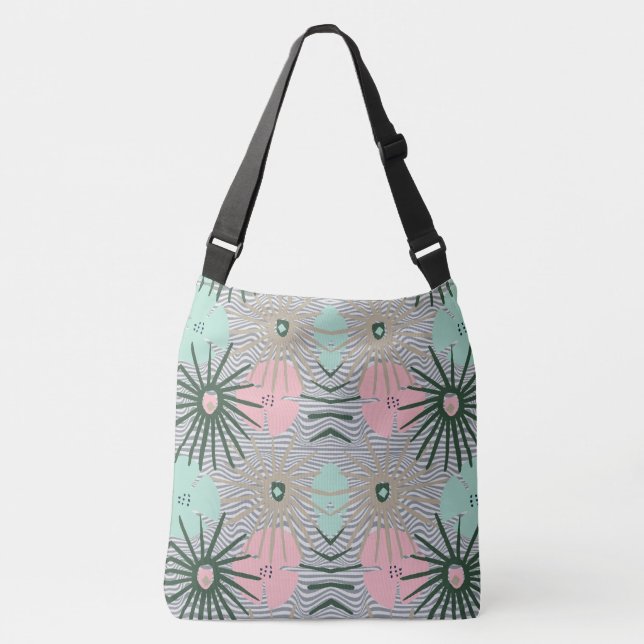 Bolsa Ajustável Bag Floral Contemporânea (Frente)