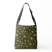Bag Floral Crossbody Ouro Preto