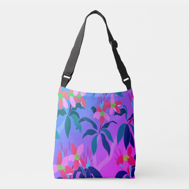 Bolsa Ajustável Bag Frangipani Crossbody (Frente)