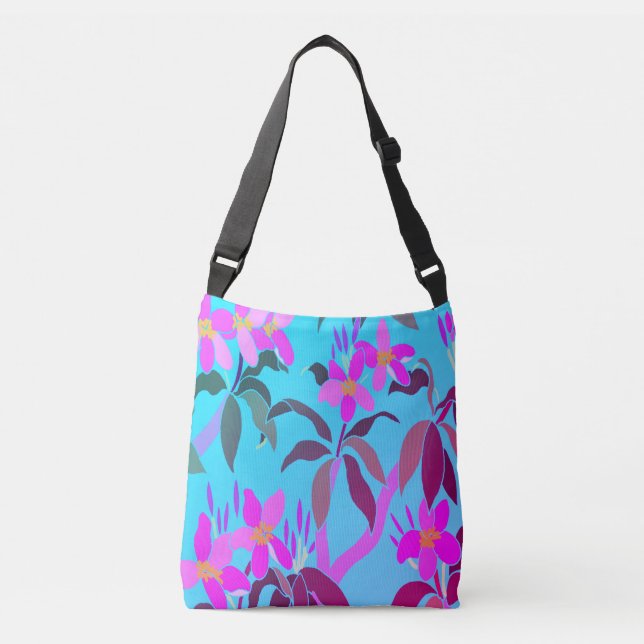 Bolsa Ajustável Bag Frangipani Crossbody (Frente)