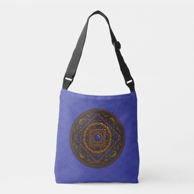 Bolsa Ajustável Bag Libra Mandala All-Over-Impressão (Frente)