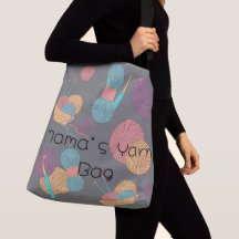 Bag Personalizável do Yarn Crossbody