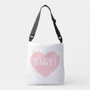 Bolsa Ajustável Balé Love Dance Personalize Ctomizeus
