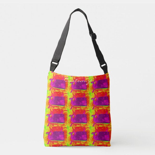 Bolsa Ajustável baleias roxas Thunder_Cove amarelo (Frente)