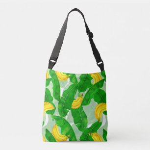 Bolsa Ajustável Bananas e folhas design