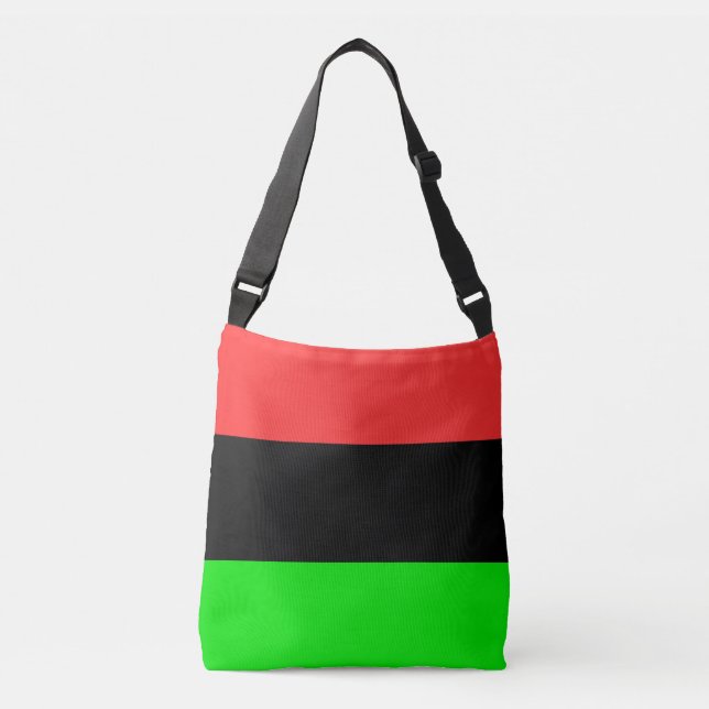 Bolsa Ajustável Bandeira Americana Africana (Frente)