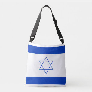 Bolsa Ajustável Bandeira Azul e Branca de Israel