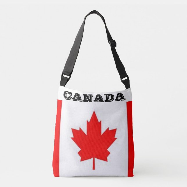 Bolsa Ajustável Bandeira Canadiana (Frente)