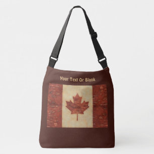 Bolsa Ajustável Bandeira Canadiana No Latido De Nascimento Interio
