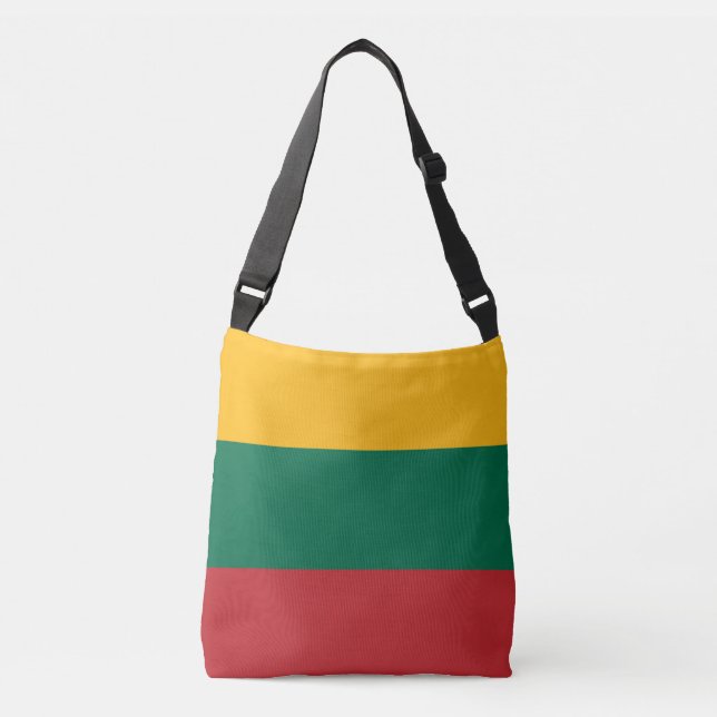 Bolsa Ajustável Bandeira da Lituânia (Frente)