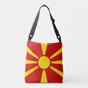 Bolsa Ajustável Bandeira da Macedônia do Norte