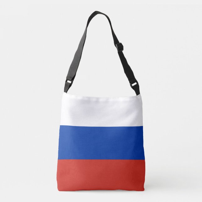 Bolsa Ajustável Bandeira da Rússia (Verso)