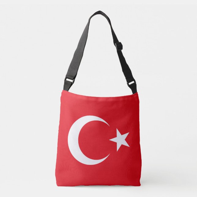 Bolsa Ajustável Bandeira da Turquia (Frente)