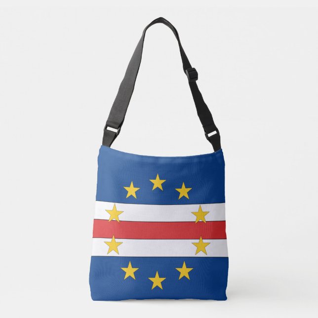 Bolsa Ajustável Bandeira de Cabo Verde (Frente)