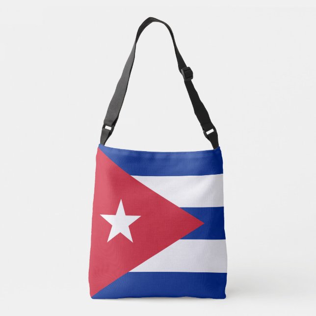 Bolsa Ajustável Bandeira de Cuba (Verso)