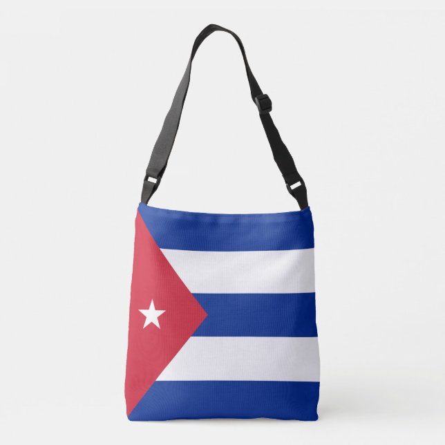 Bolsa Ajustável Bandeira de Cuba (Verso)