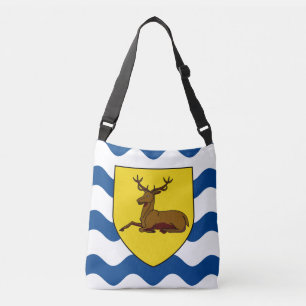 Bolsa Ajustável Bandeira de Hertfordshire Crossbody Bag