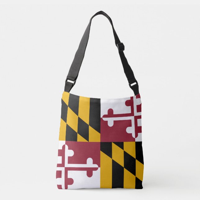 Bolsa Ajustável Bandeira de Maryland, bandeira estatal americana (Frente)