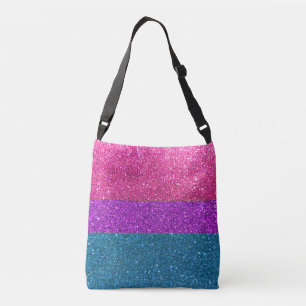 Bolsa Ajustável Bandeira de Orgulho gay bissexual Glitter Striters