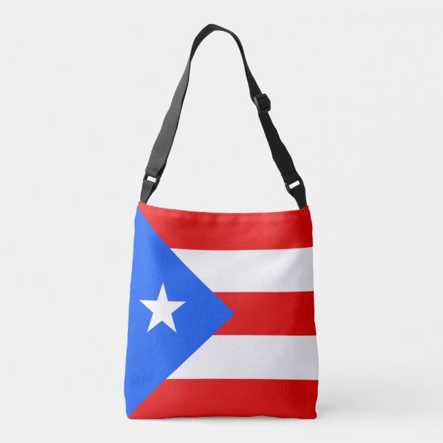 Bolsa Ajustável Bandeira de Puerto Rico (Verso)