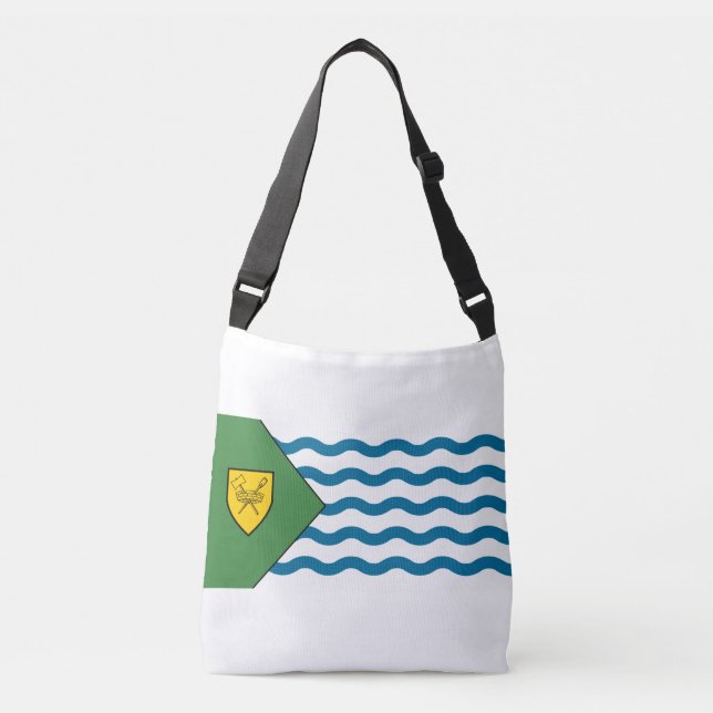 Bolsa Ajustável Bandeira de Vancouver, British Columbia Crossbody  (Frente)