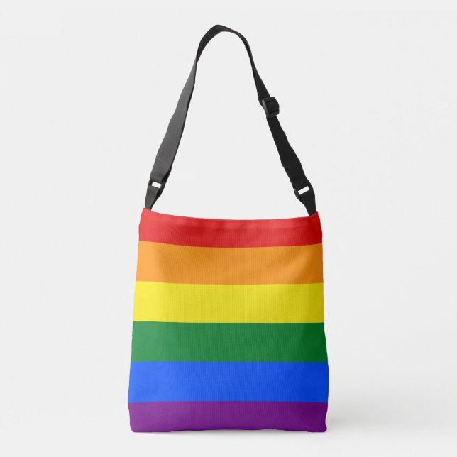 Bolsa Ajustável Bandeira do orgulho LGBT (Verso)