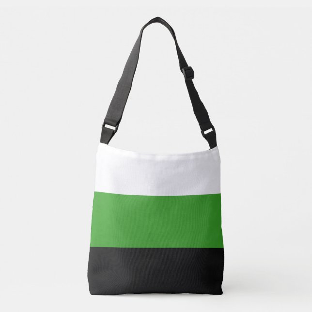 Bolsa Ajustável Bandeira do Orgulho Neutrois (Frente)