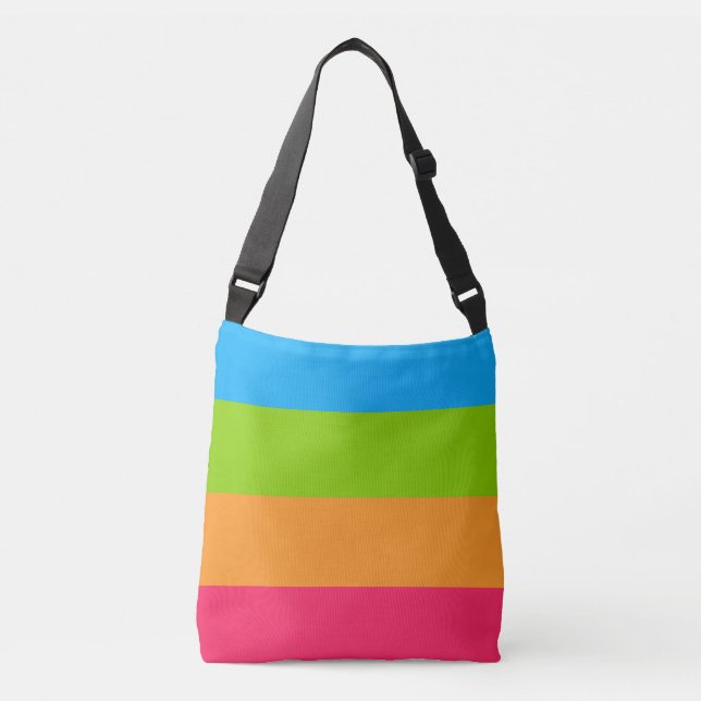 Bolsa Ajustável Bandeira do Orgulho Panoromântico (Frente)