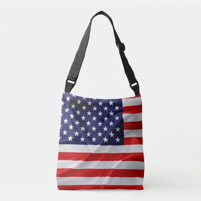 Bolsa Ajustável Bandeira dos Estados Unidos da América (Frente)