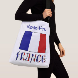 Bolsa Ajustável Bandeira Francesa Azul Personalizada