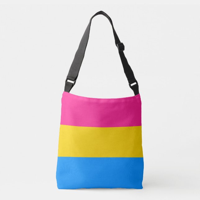 Bolsa Ajustável Bandeira Pansexual (Frente)