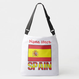 Bolsa Ajustável Bandeira Personalizada da Espanha Herança
