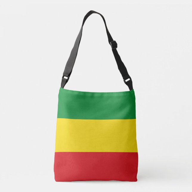 Bolsa Ajustável Bandeira Rastafarian Rasta Etiópia (Verso)