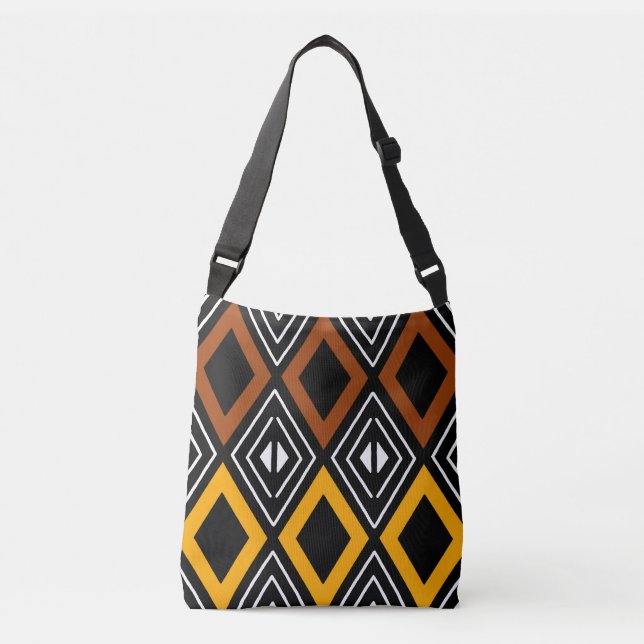 Bolsa Ajustável Bandeja de Design de roupa de barro africano impre (Frente)