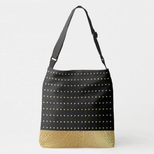 Bolsa Ajustável Bandeja de Impressão do Bolinhas Metálico Dourado