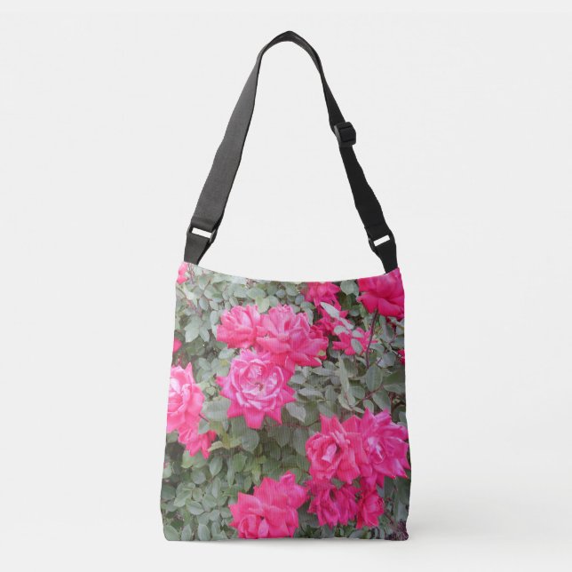 Bolsa Ajustável Bandeja de Rosa rosa quente (Frente)