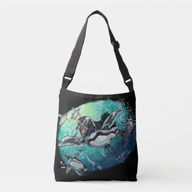 Bolsa Ajustável Banquete Pinguim Africano (Frente)