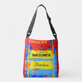 Bolsa Ajustável Barceloneta, estilo dos anos 90 de Barcelona- desi