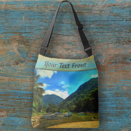 Bolsa Ajustável Barcos De Pesca Do Rio Mismaloya 0344