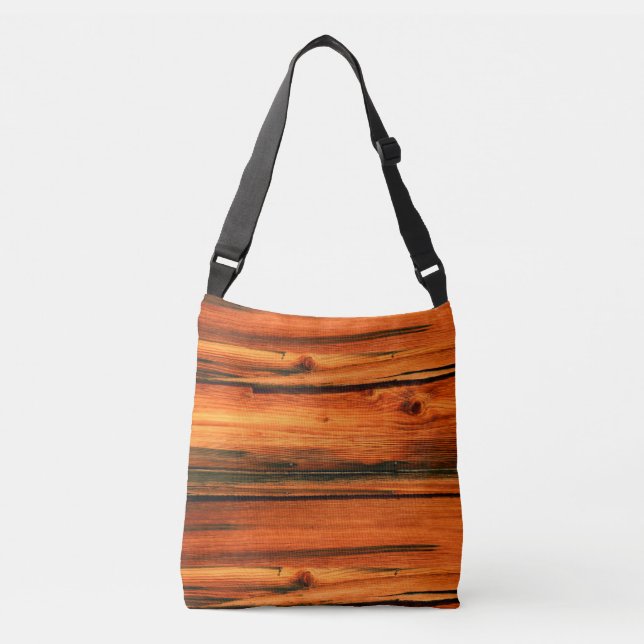Bolsa Ajustável barnwood tan rústico (Frente)