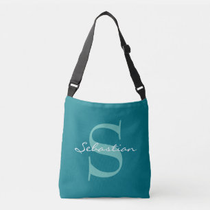 Bolsa Ajustável Basta Monogramas e nomes + seu backgr. & ideias